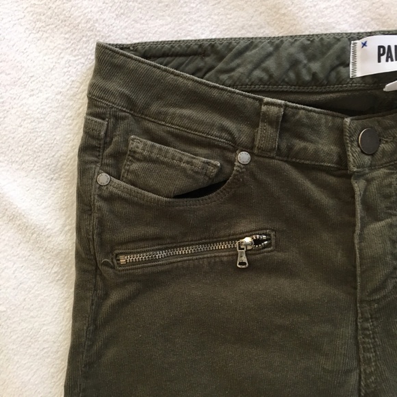 Paige skinny ankle zip corduroy pants - Picture 6 of 8